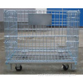 Galvanized steel warehouse storage cage